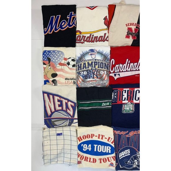 Vintage 90s Sports Salem Logo 7 NBA NFL MLB Reseller Lot Of 20 Mix SZS USA Rare - Picture 3 of 5